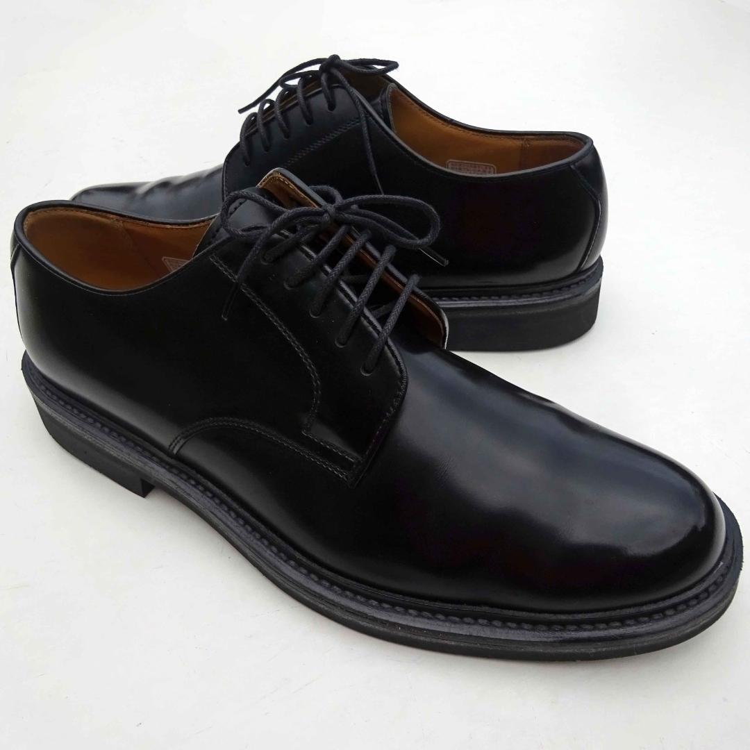 美品リーガル JU13 プレーントゥシューズ ブラック 27cm ビジネス箱あり