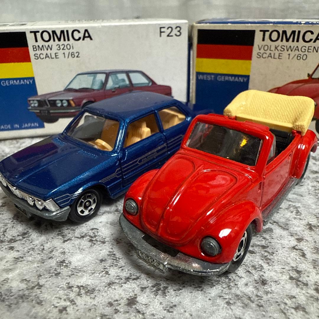 トミカ青箱外国車シリーズF23 BMW320i＆フォルクスワーゲン
