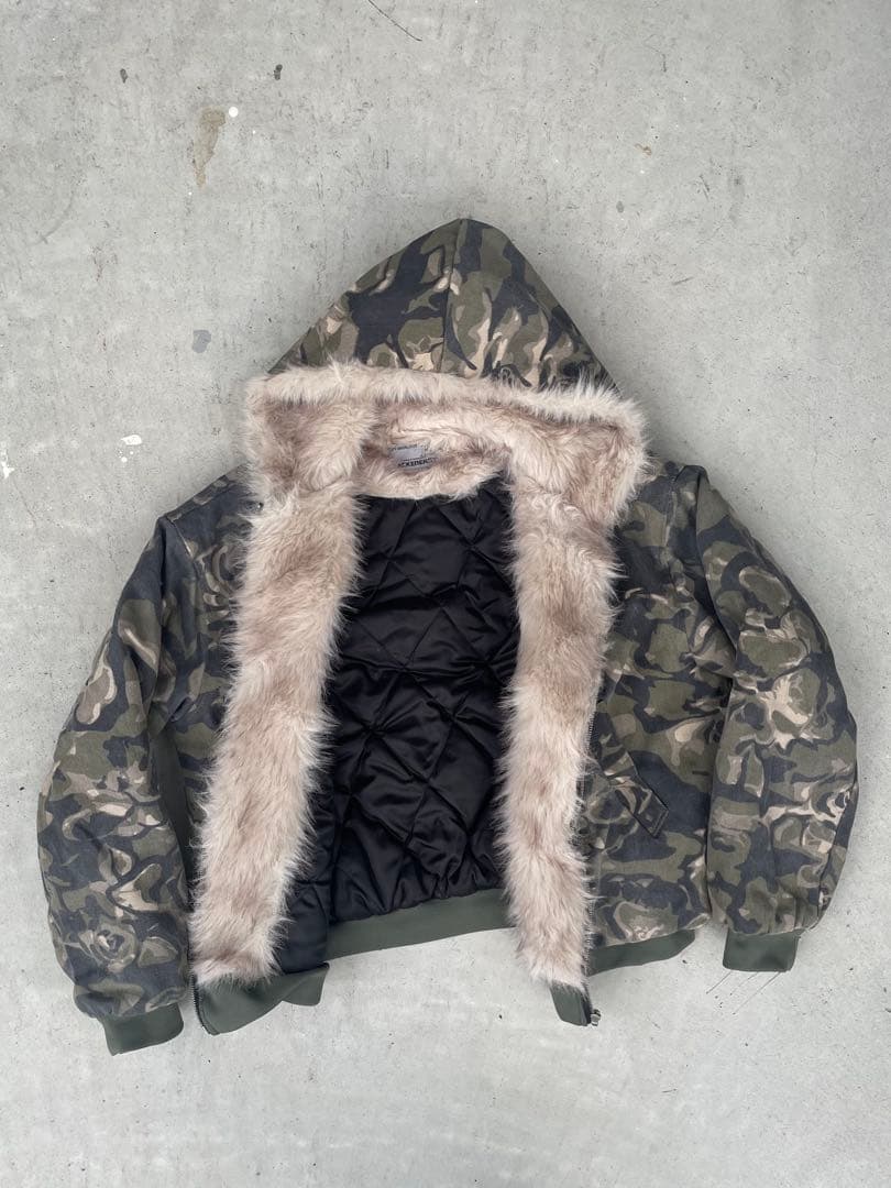 迷彩 ファージャケット elev y2k