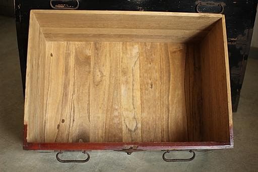 丸金具庄内箪笥　4杯　タンス　収納　古家具　古民家　時代家具