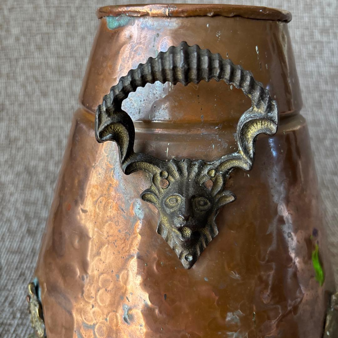 銅製ポット　桶　置物　古道具