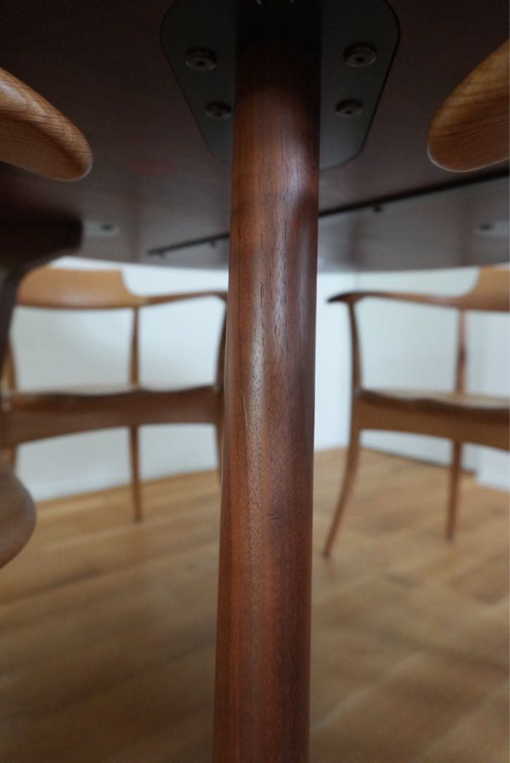 パモウナ　ダイニングテーブル　pamouna 天然木 無垢 ウォールナット