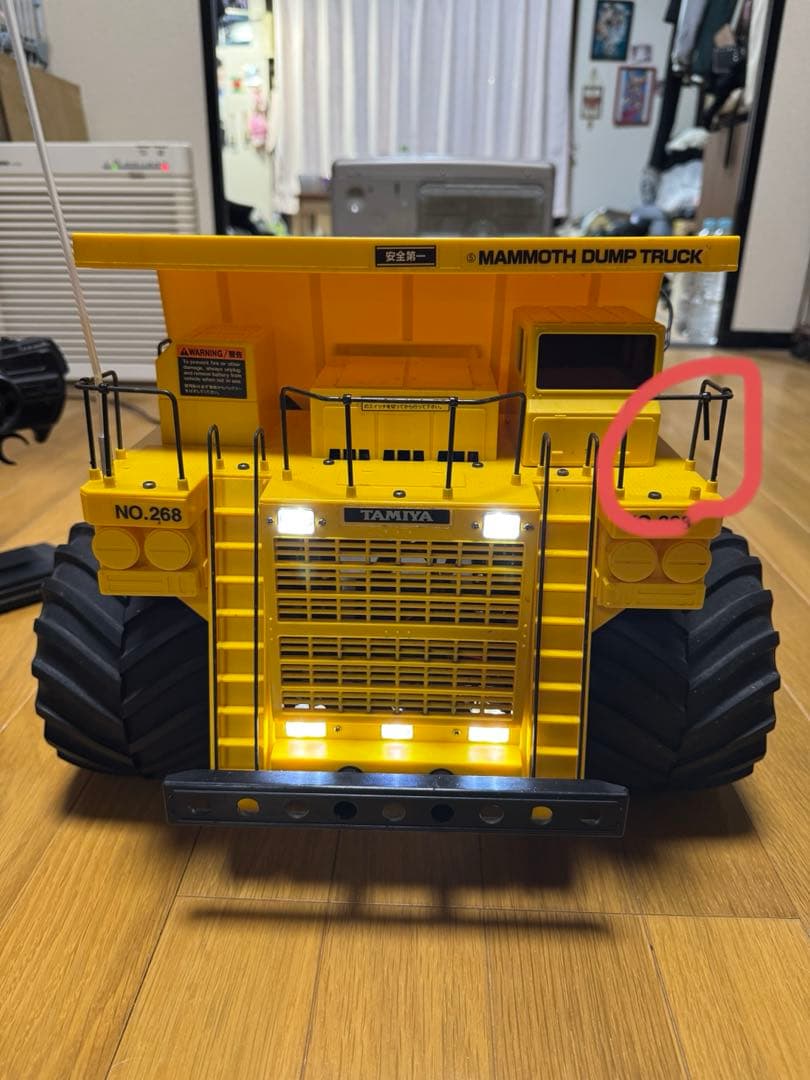 希少！絶版レア！　TAMIYAタミヤ1/20 マンモスダンプ　プロポ付き