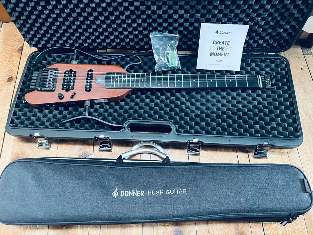 セール DONNER HUSH-x GUITAR エレキギター ナチュラル