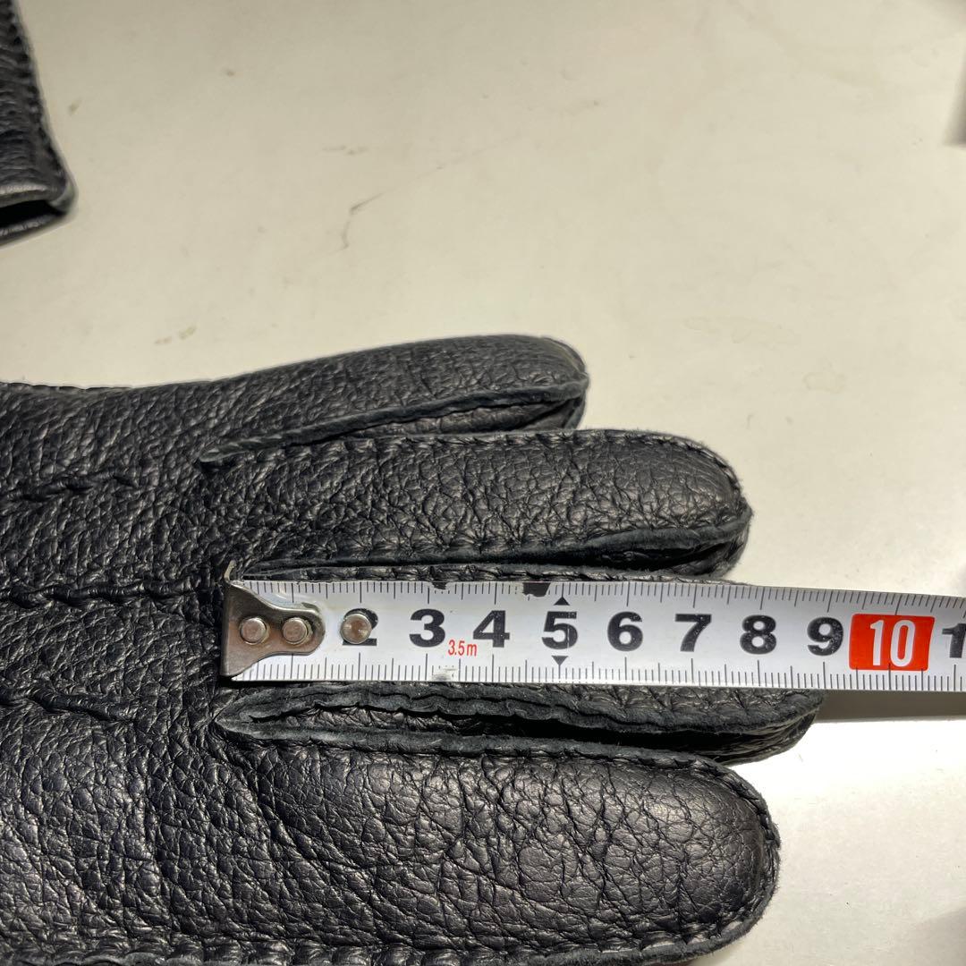 デンツ ペッカリー ブラック サイズ7-1/2 カシミア製ライニング