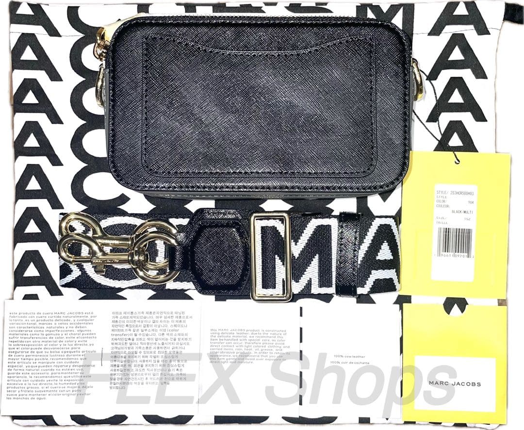 バッグ MARC JACOBS SNAPSHOT COLORBLOCK (BLACK)