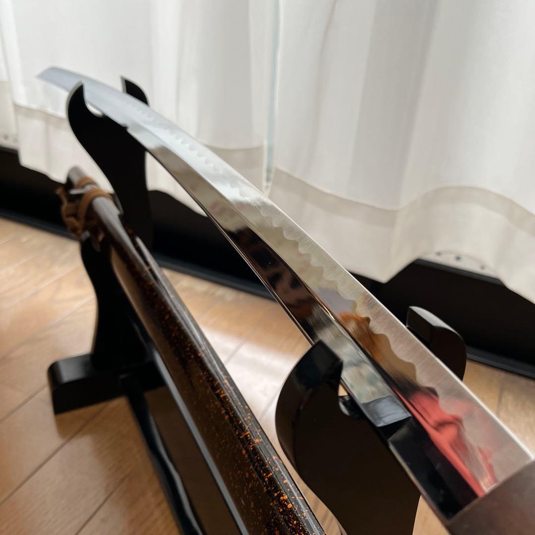 高級模造刀　茶色の柄 茶色の鞘