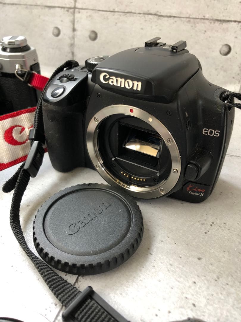 Canon AE-1 & Kiss Digital X ボディジャンク(L128