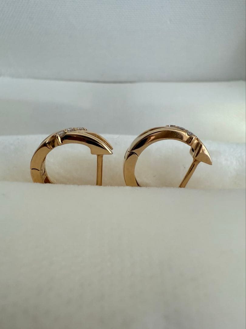 K18 ダイヤモンド　ピアス　TSUTSUMI YG ★最終価格