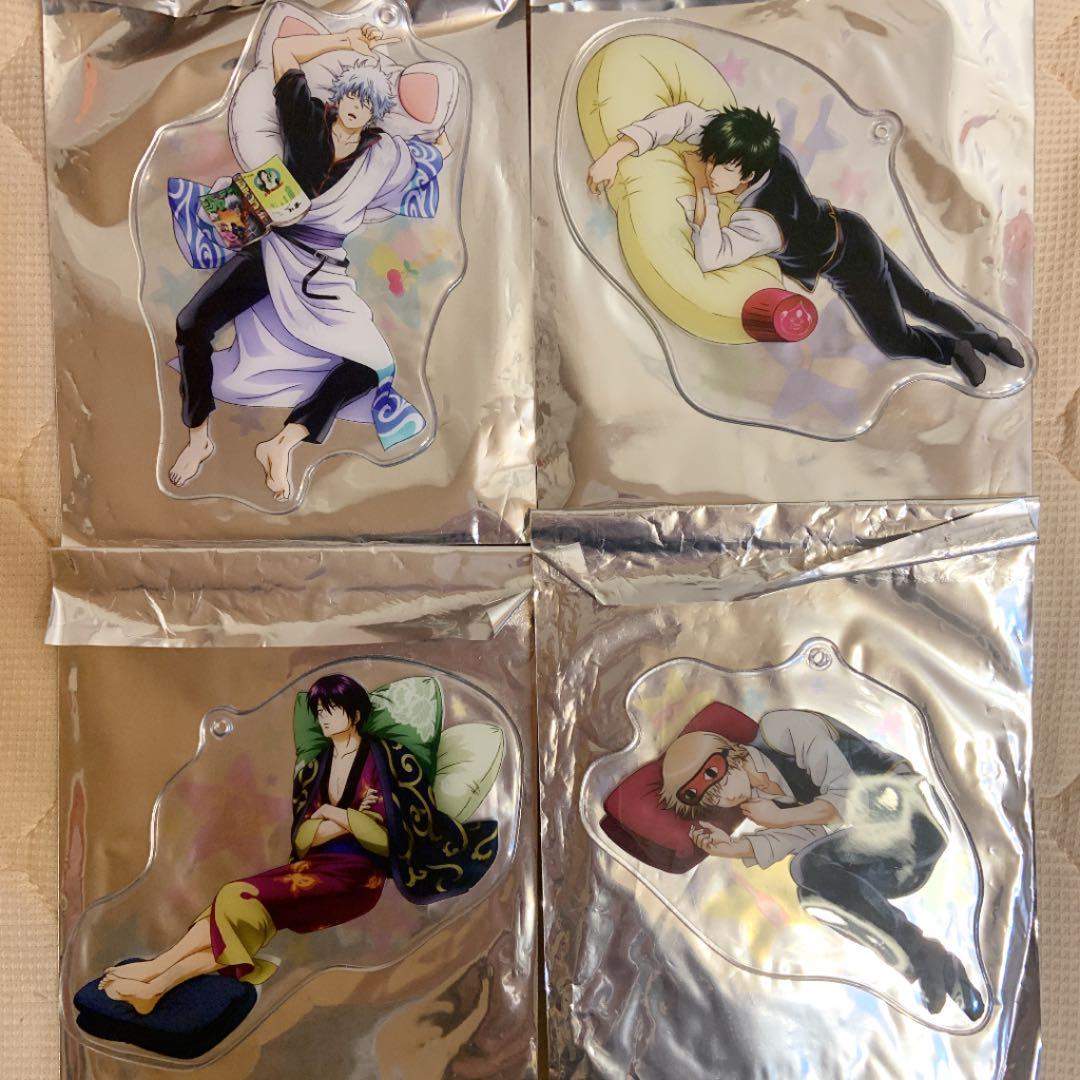 銀魂　坂田銀時　土方十四郎　高杉晋助　沖田総悟　ダイカットクリアネームタグ