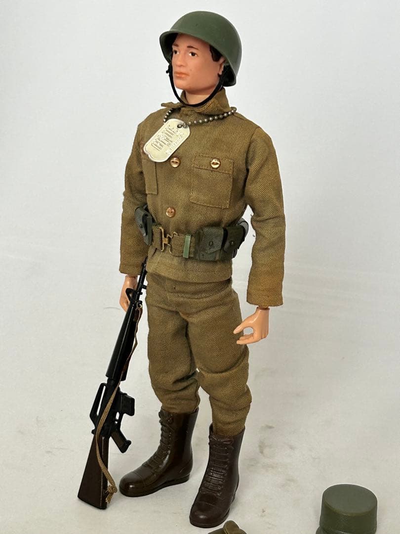 ビンテージGIジョー　1964 アクションソルジャーセット②元箱付き　ハスブロ