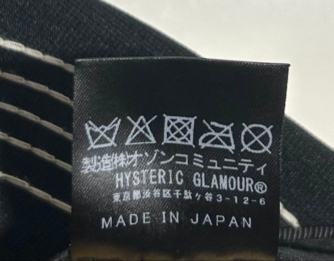 レア 希少 白タグ ／ ヒステリックグラマー スピードスター キャップ ブラック