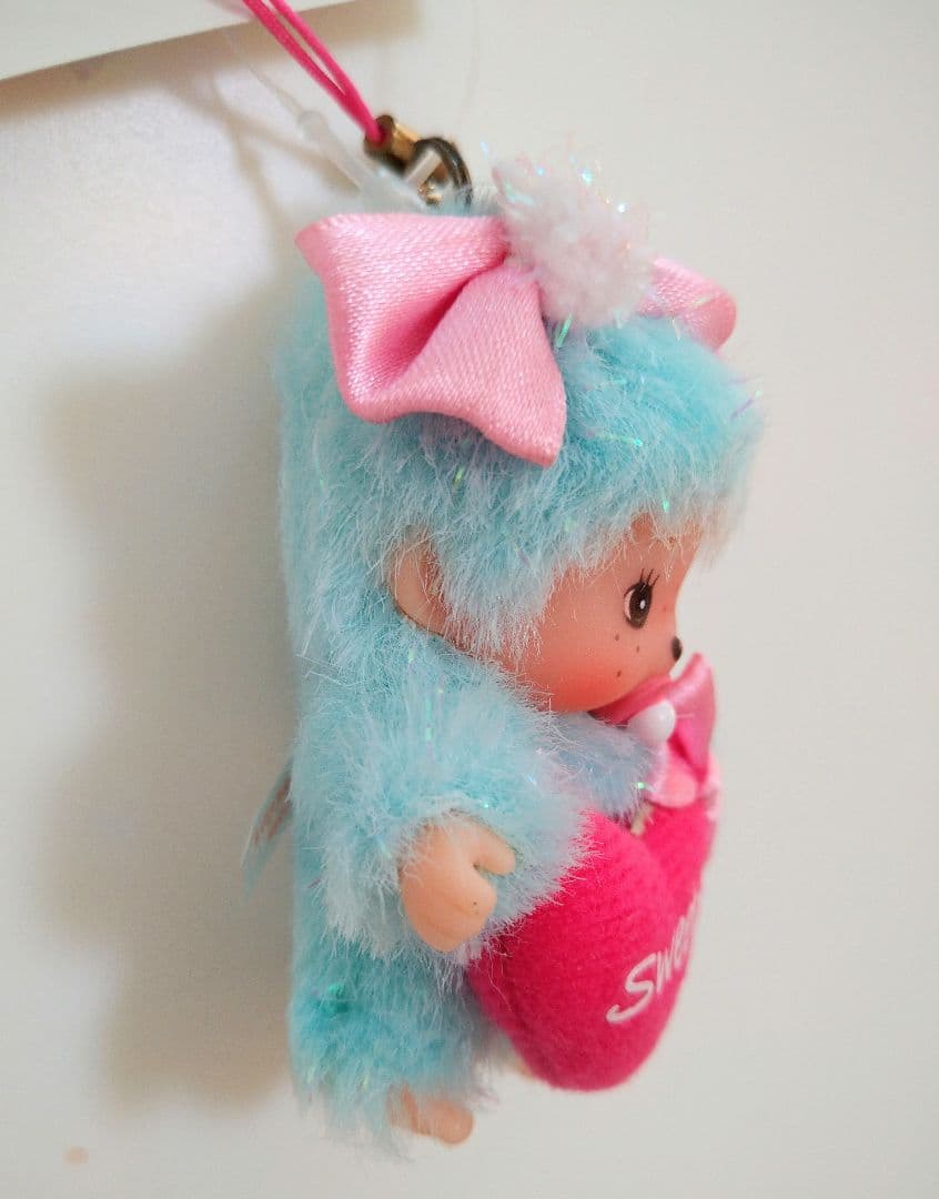 新品 キャンディ ベビチッチ キーホルダー ブルー モンチッチ 294340