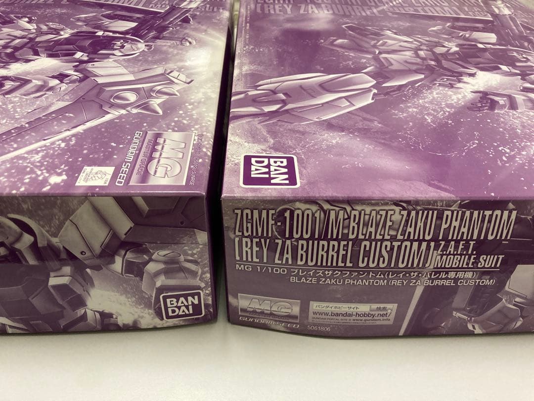 ＭＧ 1/100 ブレイズザクファントム／レイ・ザ・バレル専用機×２