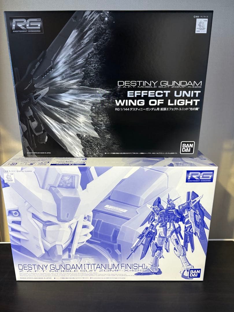 RG デスティニー チタニウムフィニッシュ 、デスティニーインパルス、光の翼