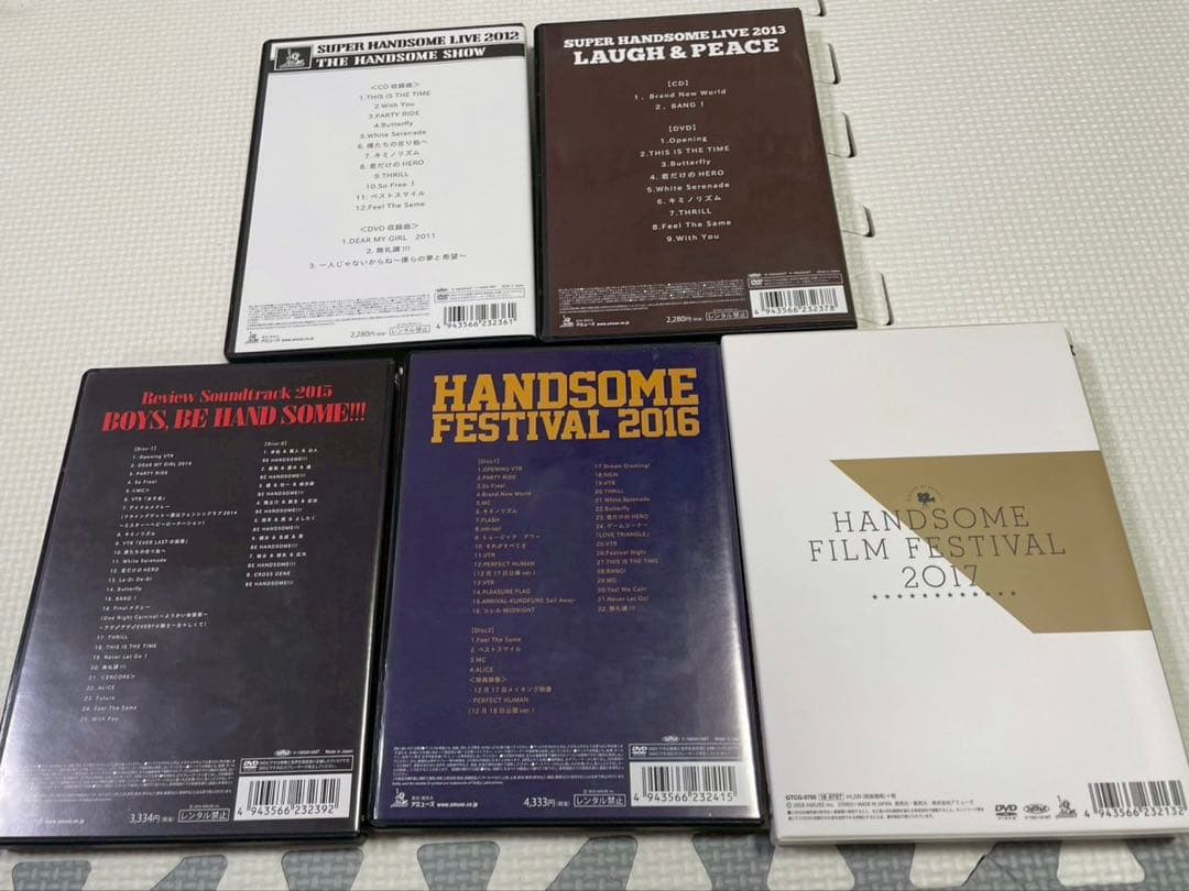 ハンサムフェスティバル　ライブ　DVD