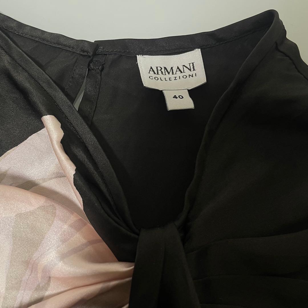 ARMANI COLLEZIONI アルマーニ フラワー ドレス ワンピース