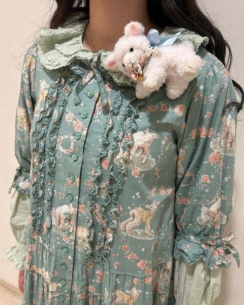 まきばのひつじぬいぐるみコサージュ羊PINKHOUピンクハウス