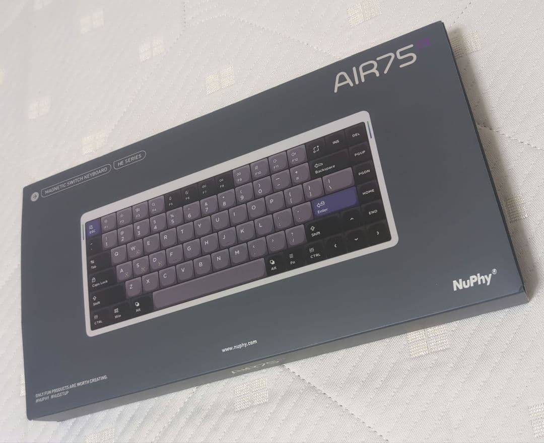 【NuPhy】Air75HE LowProfileMagneticJadePro