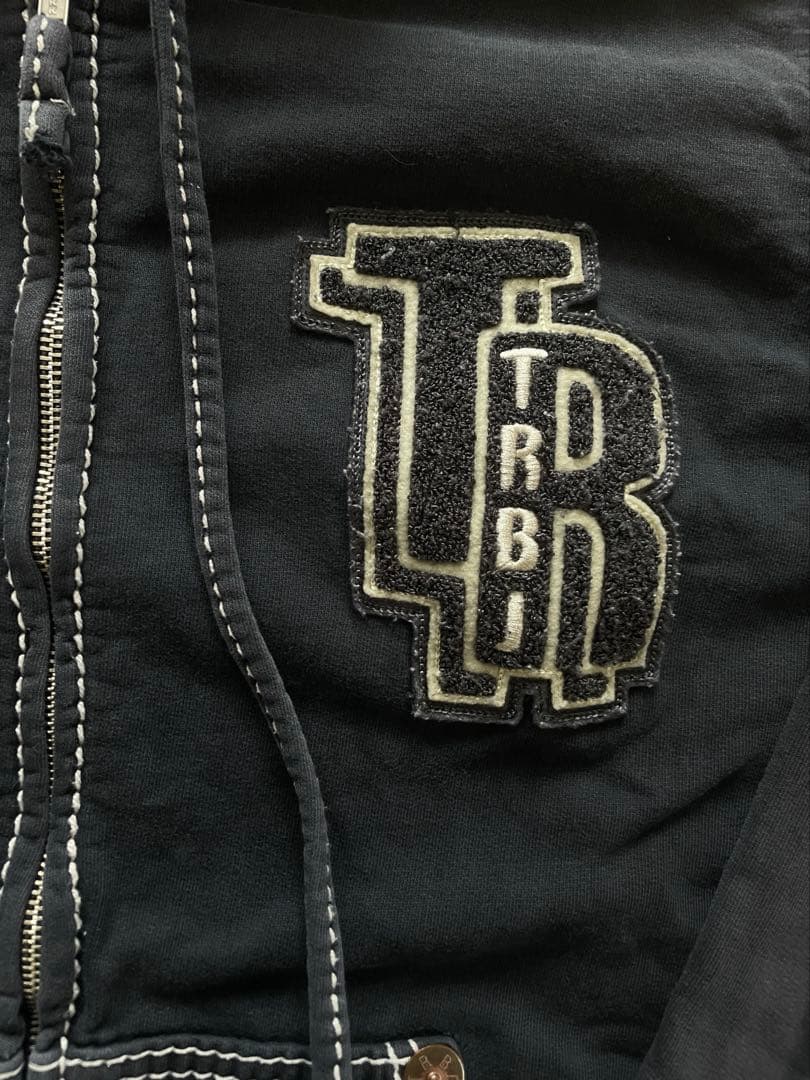 True Religion Hoodie パーカー M ブラック