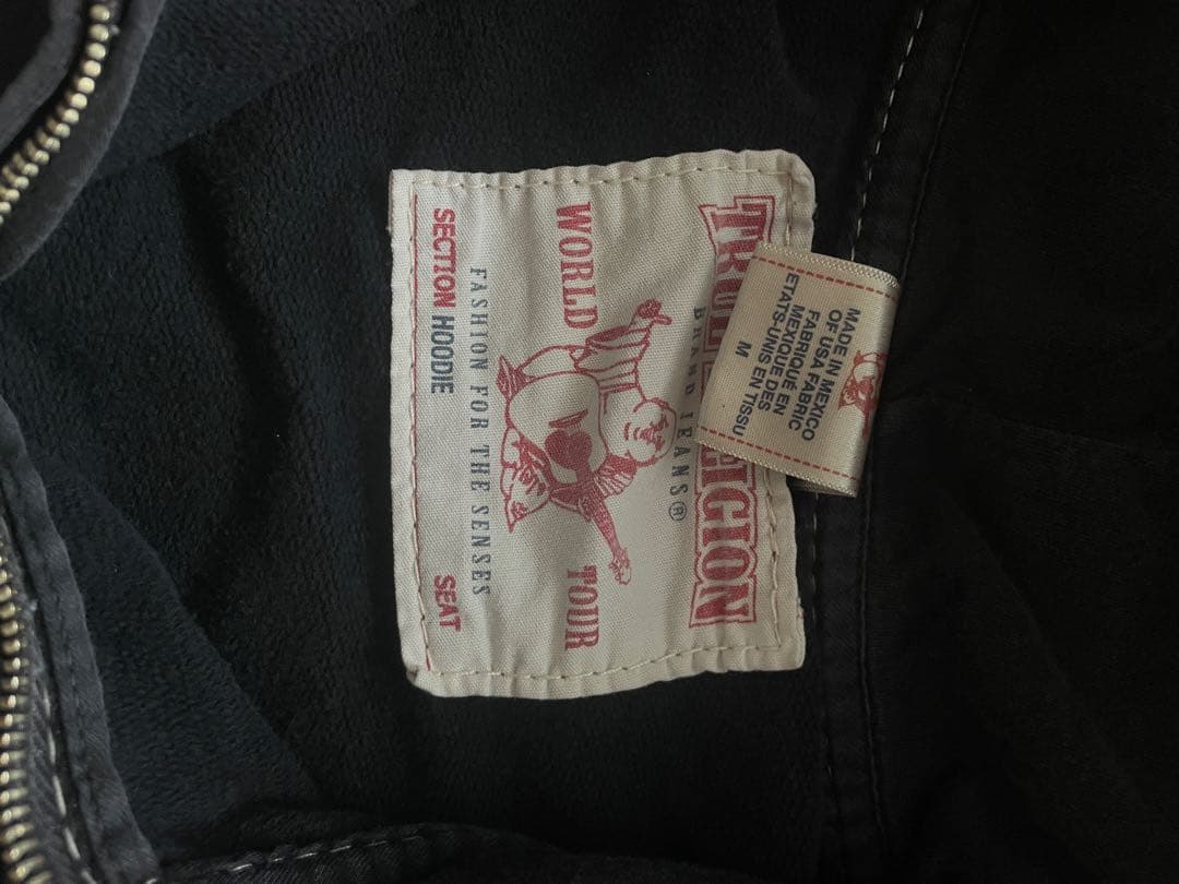 True Religion Hoodie パーカー M ブラック