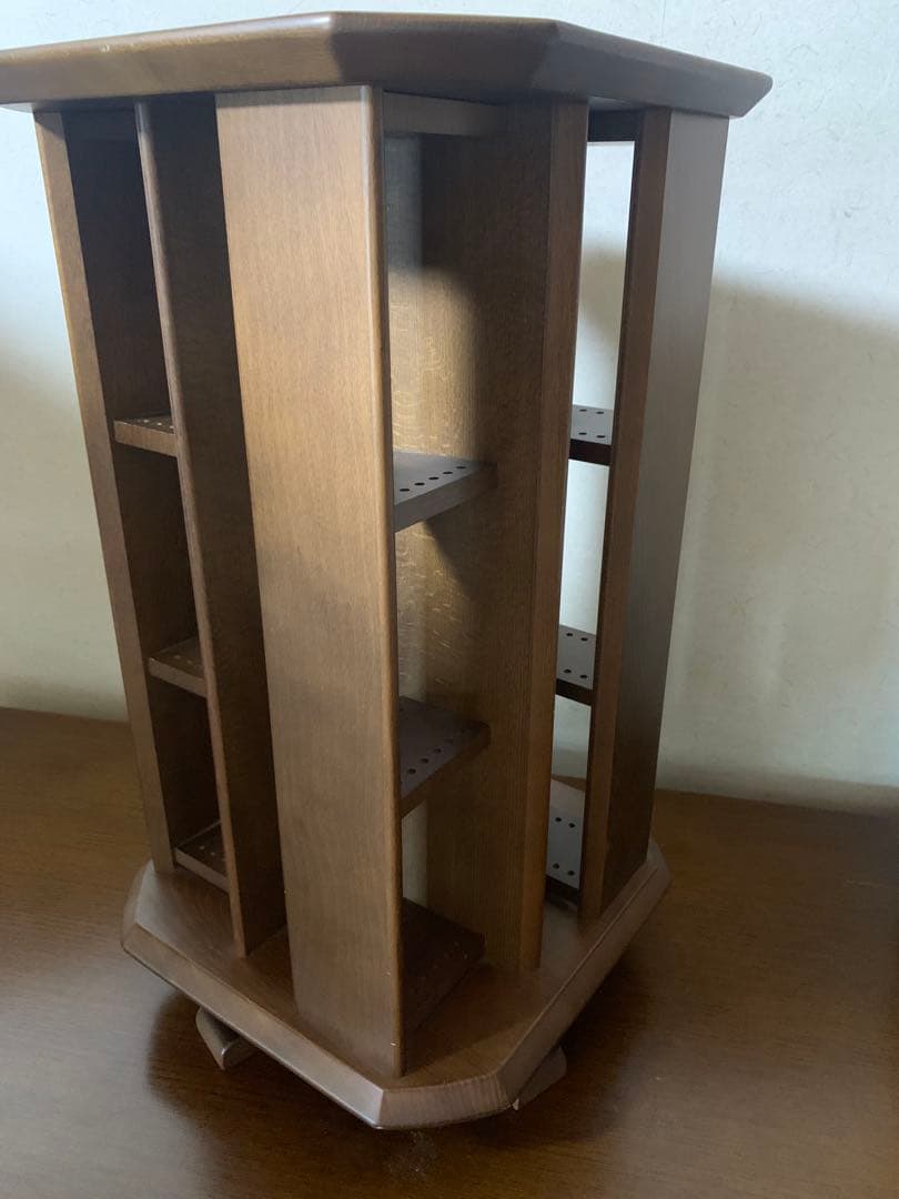 カリモク karimoku 収納ラック 回転式 CD DVD