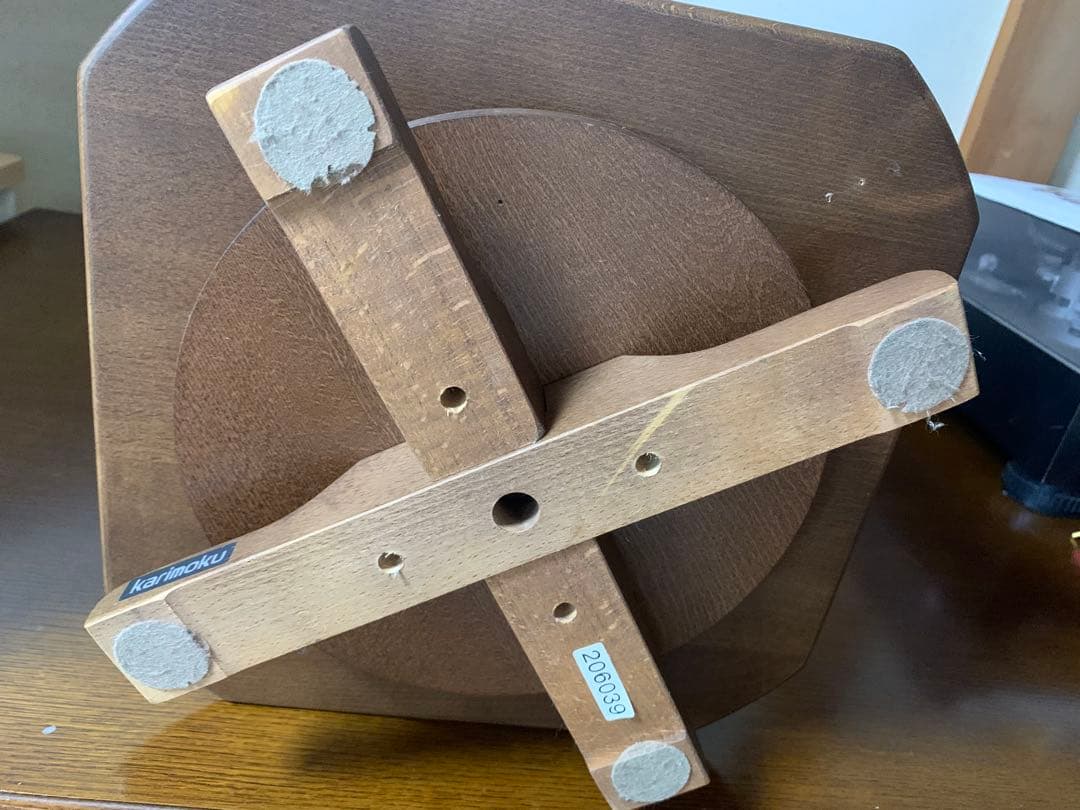 カリモク karimoku 収納ラック 回転式 CD DVD