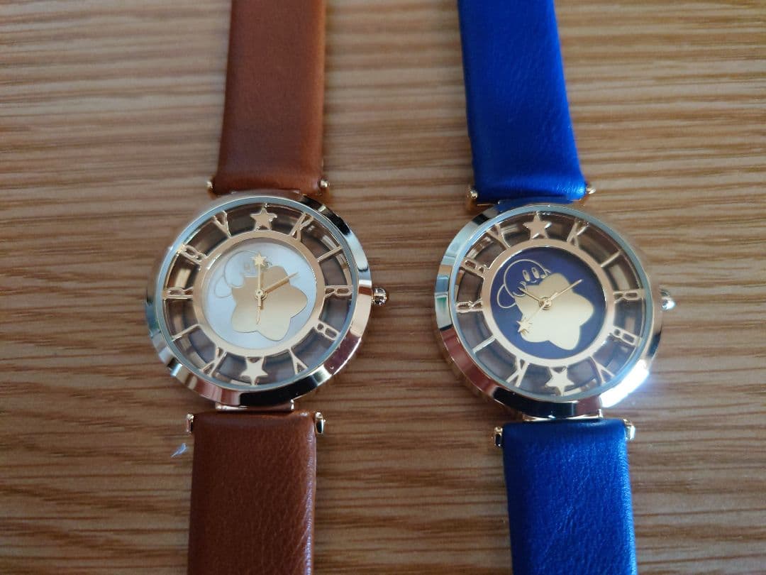 星のカービィ ウォッチ 腕時計 2本 ブラウン（電池交換済）ネイビー（電池切れ）