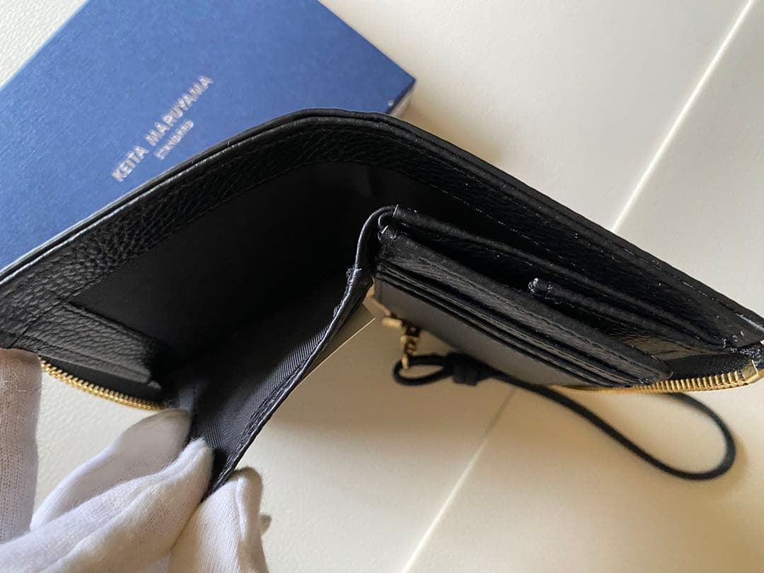 ★新品、専用箱付★ケイタマルヤマ×imuramm二つ折り財布 パンダアート刺繍