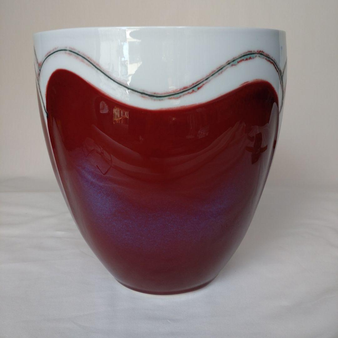 花器　花瓶　有田焼　馬場真一郎