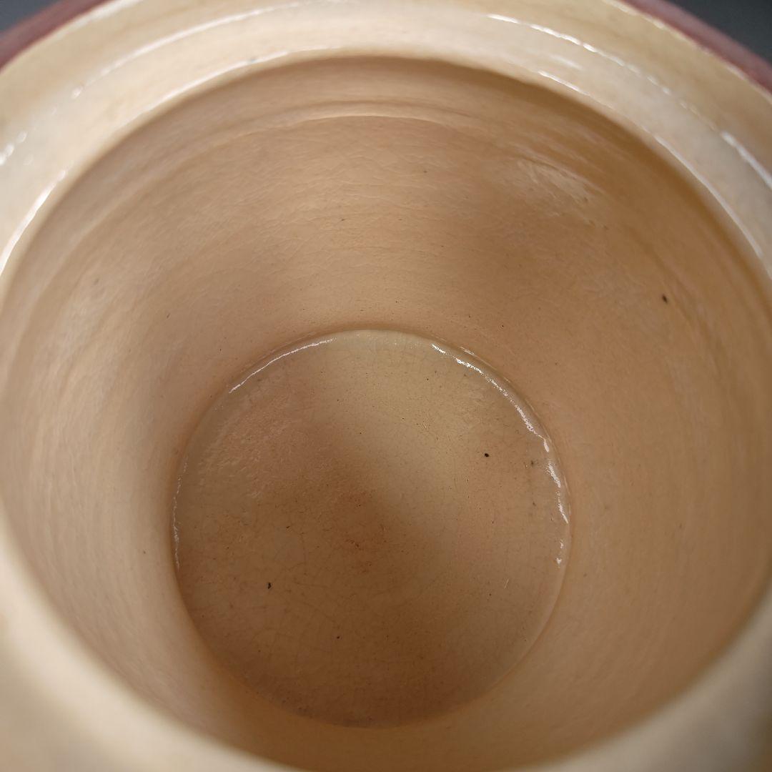 イ357 水指『吉村楽入作　オランダ写　水指』『堀内宗完（兼中斎）極箱』茶道具