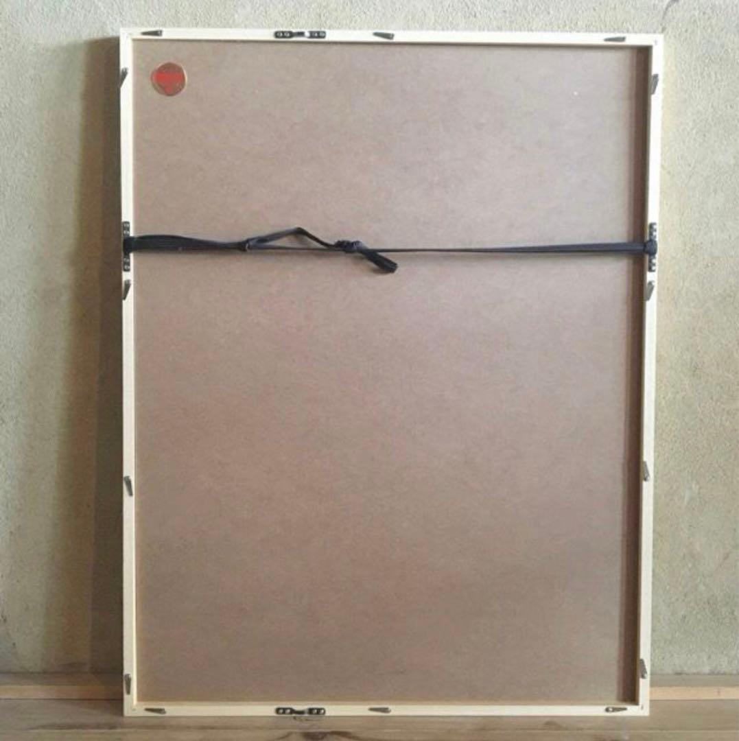 木内克　パステル画　裸婦像　女性　サイン入り　額付き　21.06.13-2