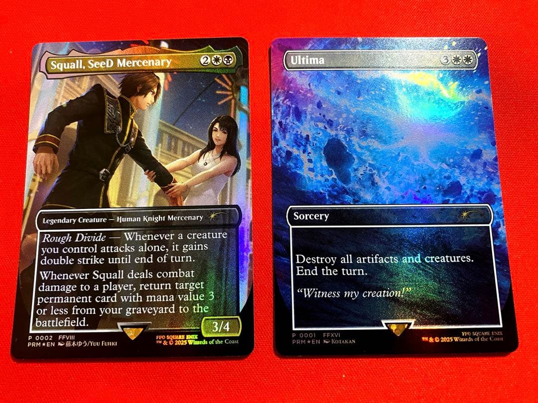 MTG FF アルテマ SeeDの傭兵、スコール プロモ Foil 2枚セット