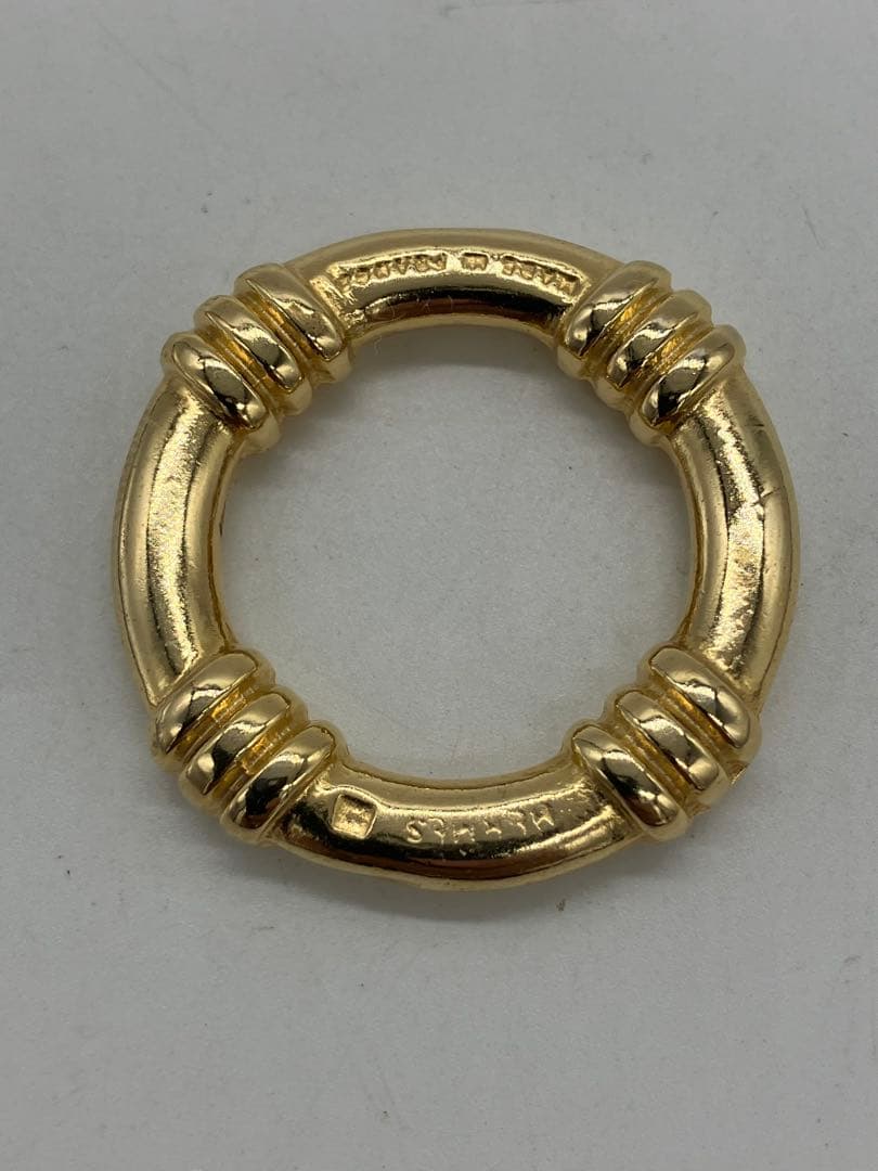 HERMES エルメス スカーフリング ブーエ ゴールド