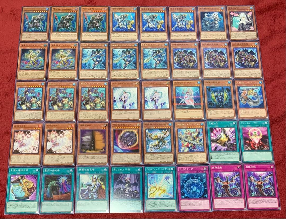 遊戯王　本格構築海皇デッキ40枚＋E X15枚