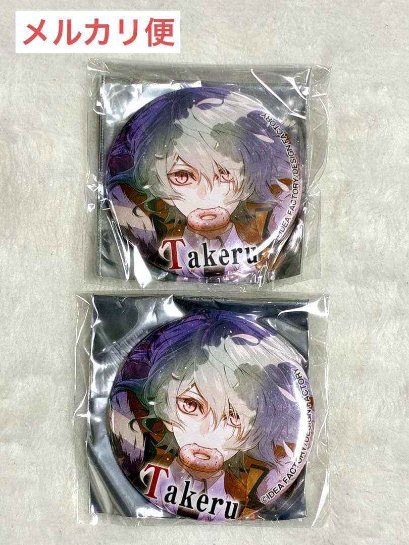 Collar×Malice カラマリ　Gzカフェ　缶バッジ　笹塚尊　2個セット