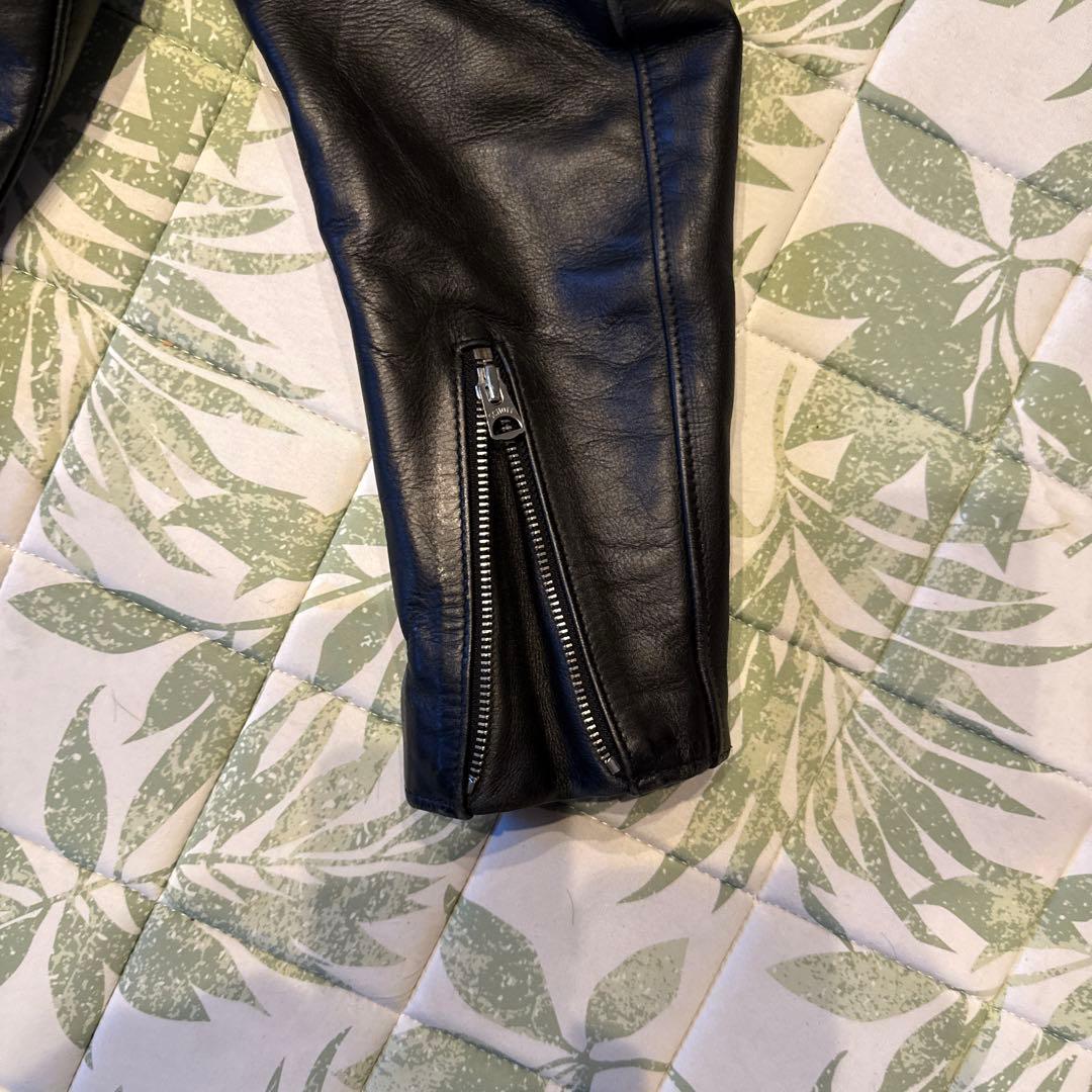 Schott シングルライダースジャケット ブラック 38美品