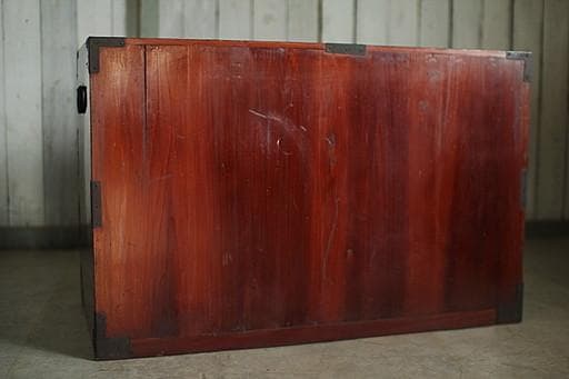 綺麗な丸金具庄内箪笥　抽斗4杯　タンス　収納　古家具　古民家　時代家具