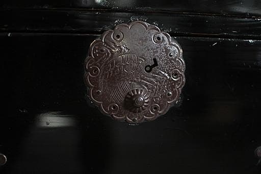 綺麗な丸金具庄内箪笥　抽斗4杯　タンス　収納　古家具　古民家　時代家具