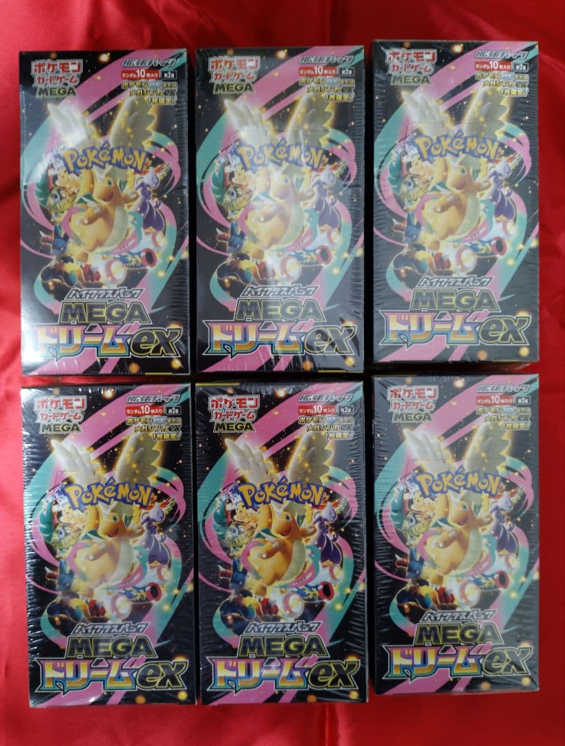 ポケモンカード MEGAドリームEX 6BOX シュリンク付 未開封品