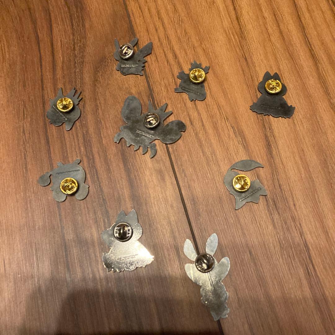 【希少】ポケモン/モンスターボールバッジ　ピカチュウ　マリルなど　9個セット