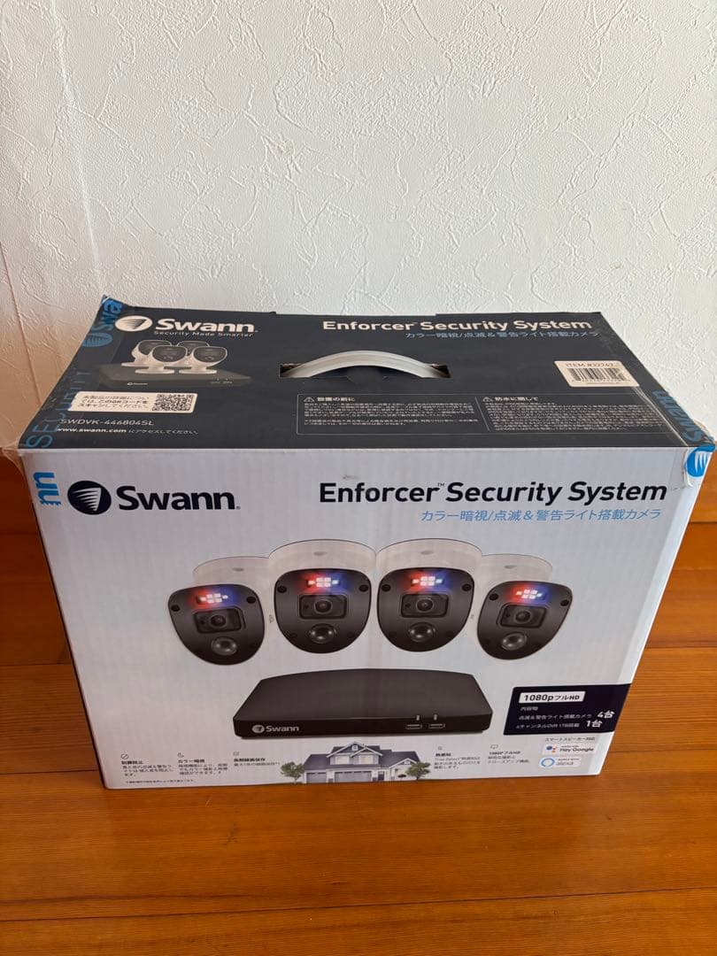 SWANN スワン 防犯カメラ 1080p 4台　SWDVK-446804SL