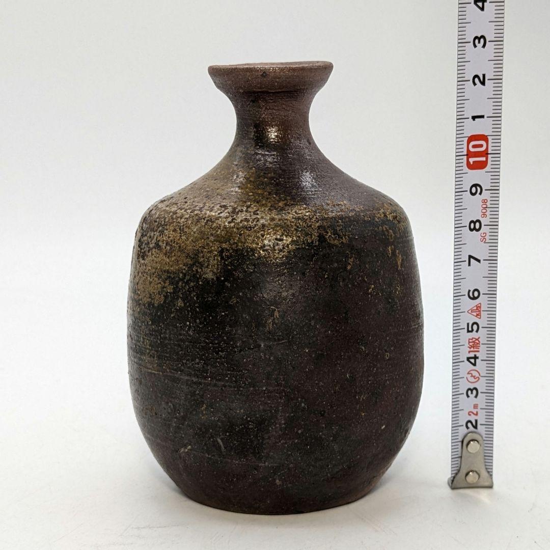 岡山県重要無形文化財 浦上善次 備前焼 徳利 共箱共布栞 とっくり 酒器 工芸品