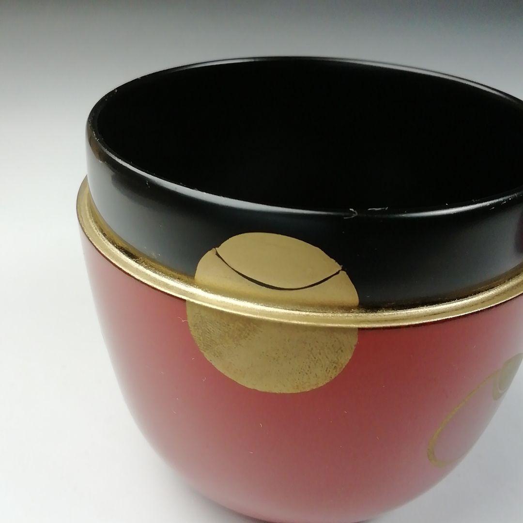 Ｔ７６７　棗　『壷々蒔絵』『中棗』『中村香鳳』　共箱　茶道具