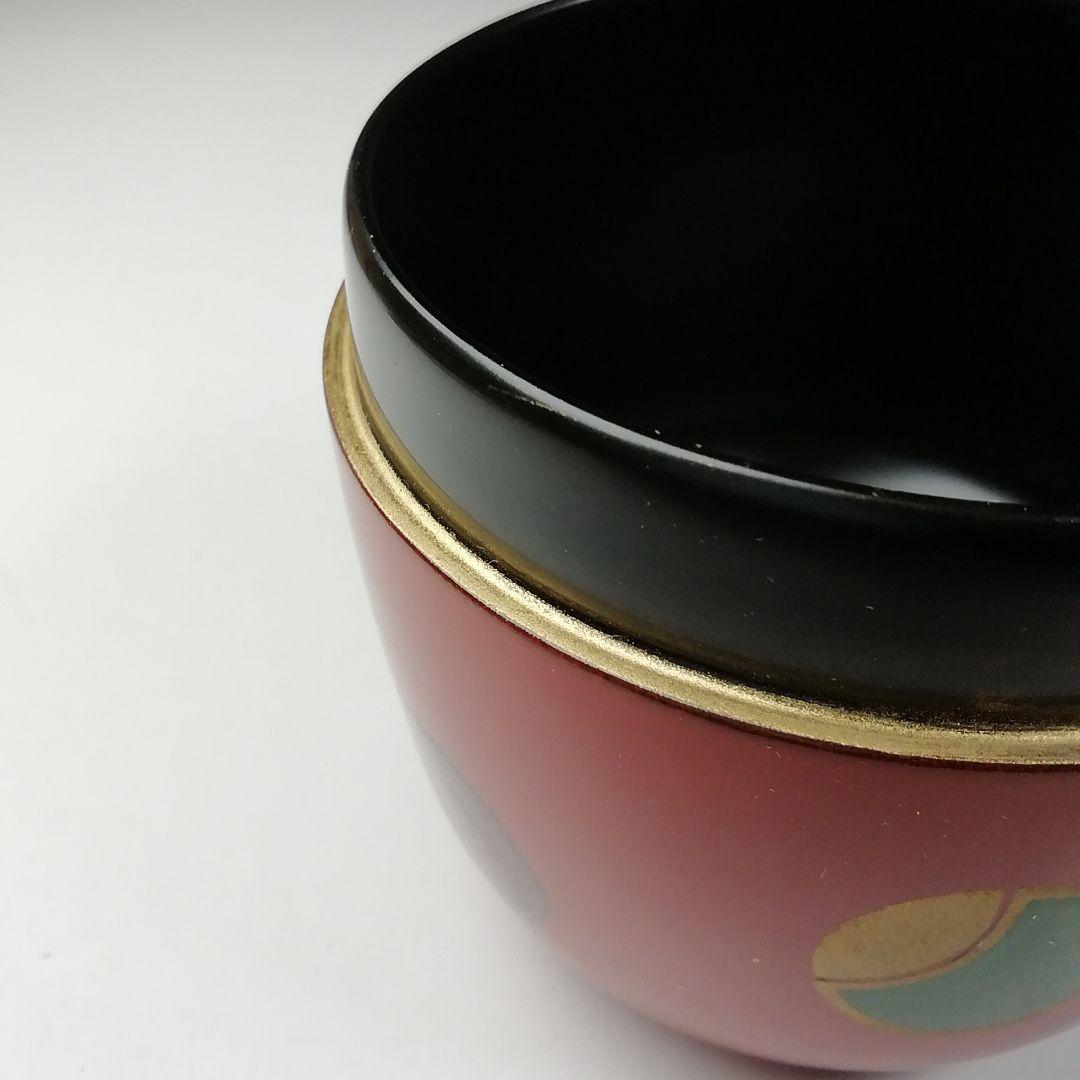 Ｔ７６７　棗　『壷々蒔絵』『中棗』『中村香鳳』　共箱　茶道具