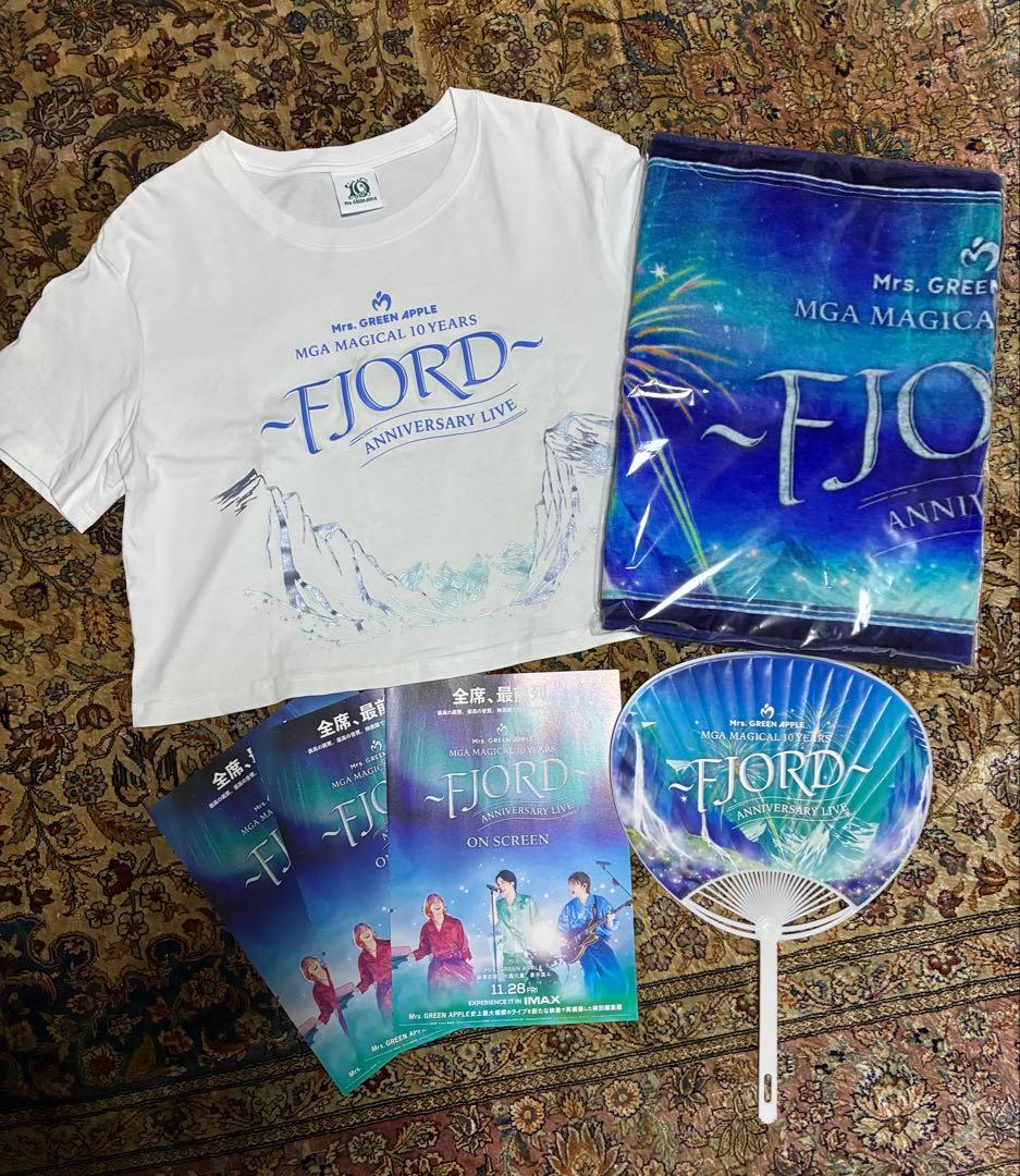 Mrs.Green Apple フィヨルド　Tシャツ（ホワイト）　タオル