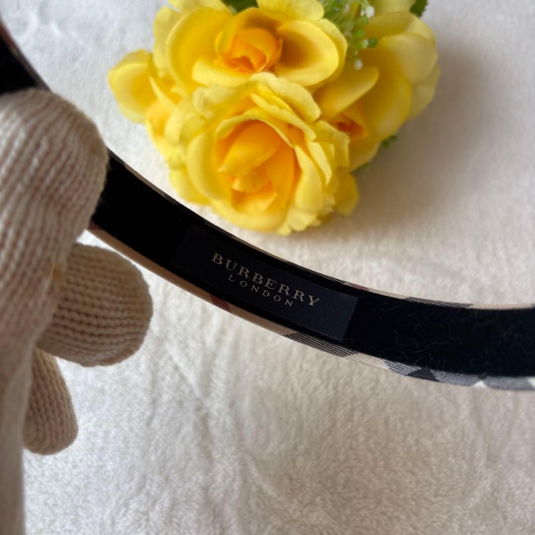 【極美品✨】BURBERRY バーバリーロンドン カチューシャ ノバチェック