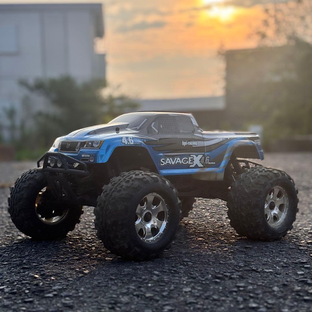 くまきち君　希少hpiサベージX4.6エンジンカー