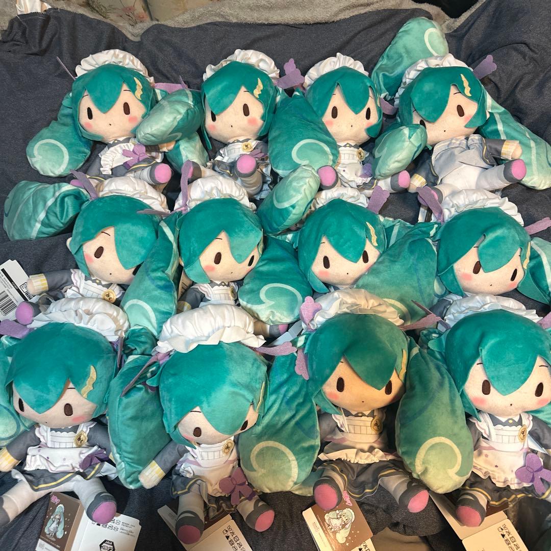 初音ミク　ぬいぐるみ　クラシカルメイド　ふわぷち 12個セット