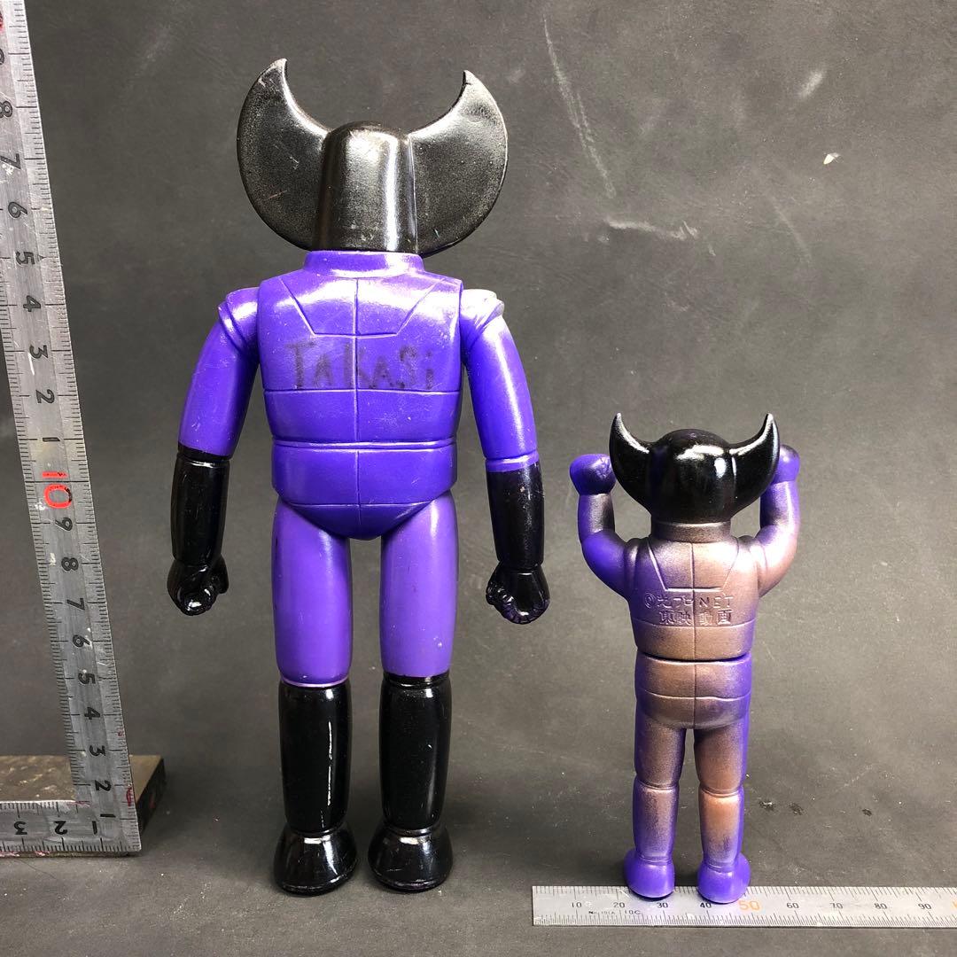 バビル2世　ポセイドンソフビ2体セット ポピー　当時物